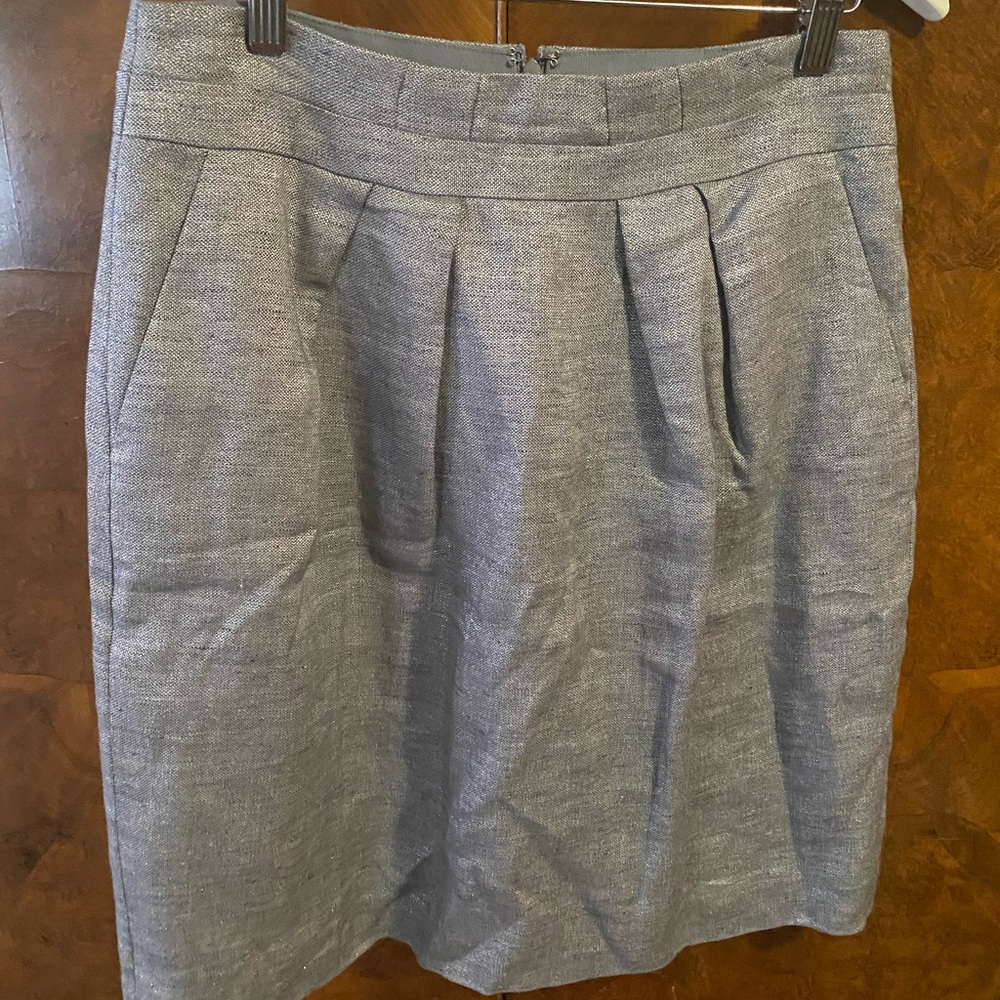 Talbots metallic skirt